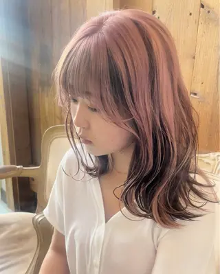 セミロング 剣持友希/ifh iizuka/高崎のヘアスタイル