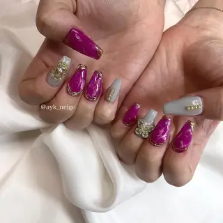 ネイル n'eige nail所属・大谷 綾香のネイルデザイン