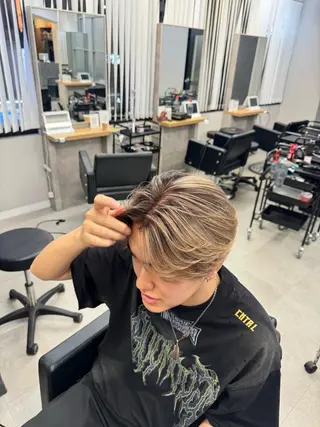 メンズ 🚹/センター パート特化/海里のヘアスタイル