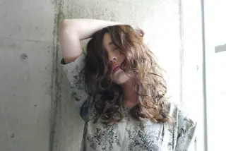 ミディアム セミロング ロング カラー 圧倒的美髪ストレート ツダケイタロウのヘアスタイル