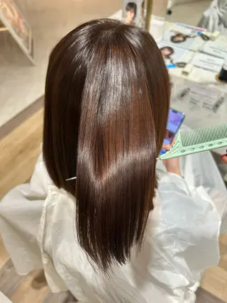 ミディアム ヘアメイクwill野田阪神店所属・石井 悠のヘアスタイル