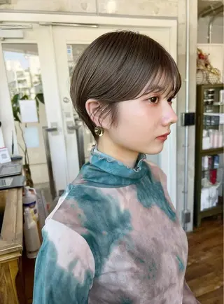 ショート 抜け感perm🌐 |kazaneのヘアスタイル