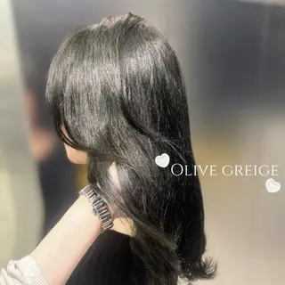 セミロング 🤍うる艶韓国 カラー/Hitohaのヘアスタイル