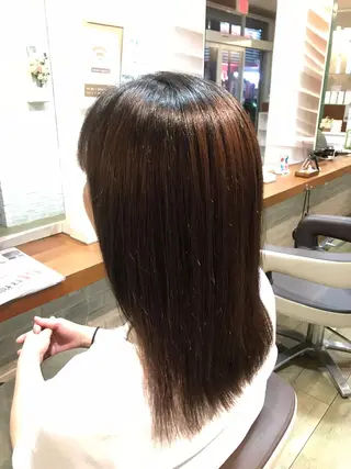 ミディアム 川村 綾のヘアスタイル