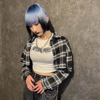 ミディアム カラー Ren. 🦋デザインカラーのヘアスタイル