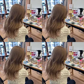 セミロング 1/f hair space所属・河口 友里のヘアスタイル