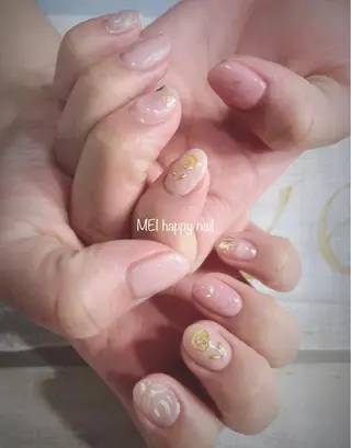 ネイル 北浦和 自爪育成ケアのネイルデザイン