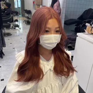 ロング カラー 髪質改善/ハイトーン /新宿/Takutoのヘアスタイル