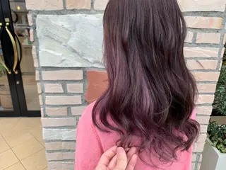 ミディアム カラー 高月 瞭のヘアスタイル