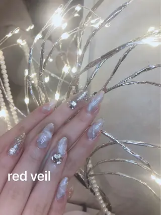 セミロング ネイル 長さ出し専門 nynaのネイルデザイン