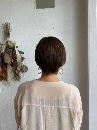 ショート カラー 🌸小掛🌸 豊橋外国人風カラーのヘアスタイル