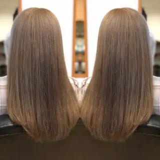 ロング カラー ヘアアレンジ 美髪矯正 🌈髪質改善 山下のヘアスタイル