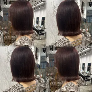 ミディアム カラー 髪質改善ストレート /暖色カラー🎀🪞のヘアスタイル