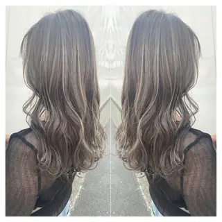 ロング カラー 村山 茉衣のヘアスタイル