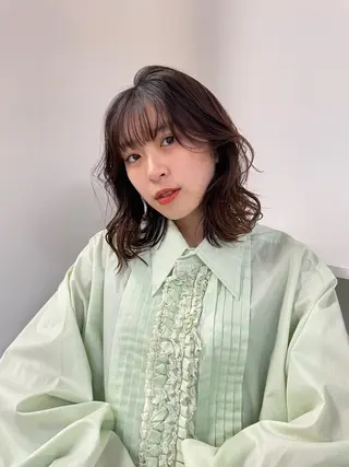 ミディアム 吉祥寺徒歩8分 🩵藤木寧子のヘアスタイル