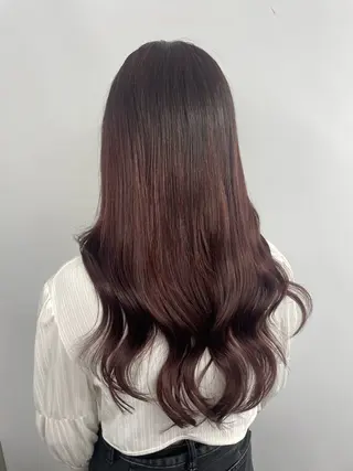 ロング 𝙃𝘼𝙍𝙐🎀 韓国×エクステのヘアスタイル