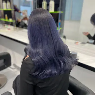 ロング カラー ヘアアレンジ レイヤー×透明感カラ ーHAYATOのヘアスタイル