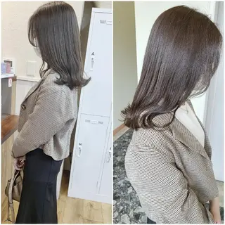 セミロング カラー 【ネウィ天王寺 】seiyaのヘアスタイル