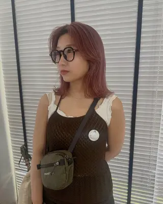 ミディアム カラー hase ／tsunaguのヘアスタイル