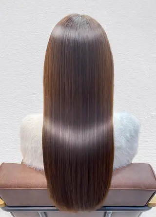 ミディアム カラー パーマ ヘアケア特化型サロン newi 梅田のヘアスタイル