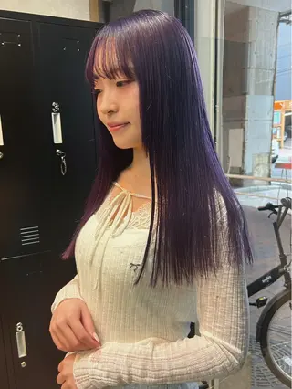 ロング カラー miharu‪‪/ ハイトーン/複雑履歴のヘアスタイル