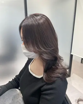 セミロング 【美容室が苦手な方 専問美容室】MIHOのヘアスタイル