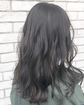 カラー セミロング 社内カット講師・店長 菅原賢一のヘアスタイル