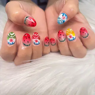 ネイル RE💟N.NAIL ラテン系お姉さんのネイルデザイン