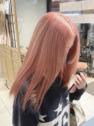 セミロング カラー Produce 東橋本店所属・大村 遥咲のヘアスタイル