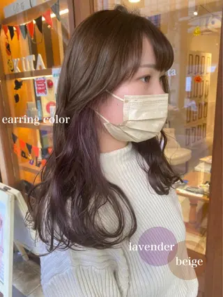 ロング カラー 清水　ちひろ ✄トップスタイリストのヘアスタイル