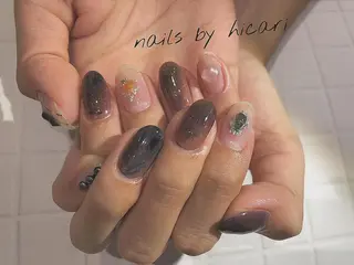 ショート カラー キッズ ネイル マツエク・マツパ illum hicariのネイルデザイン