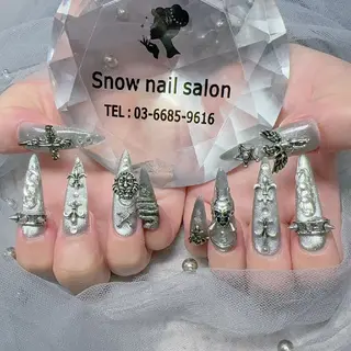 ネイル Snow nail  ❄️Salon 💕のネイルデザイン