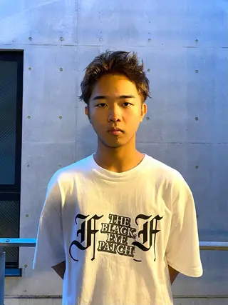 ショート カラー メンズ おしゃれパーマ メンズ特化/みーまんのヘアスタイル