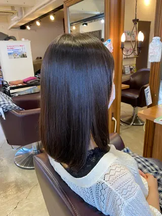ミディアム パーマ ヘアアレンジ SALOWIN京都河原町Suite店所属・外国人風レイヤー/ ハイトーンSHUのヘアスタイル