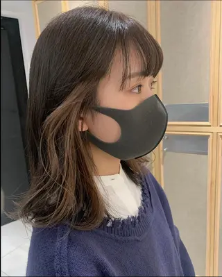 カラー ラベンダー/レイヤー スタイル🤎mamiのヘアスタイル