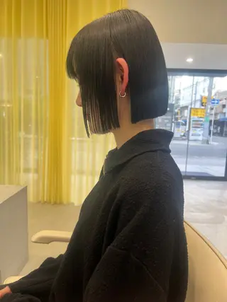 ショート M Hair Salon所属・淀屋橋レイヤーパーマ ハッシュ/ASARIのヘアスタイル