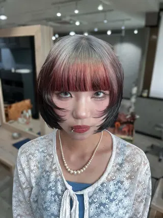 ミディアム ルーツカラー/ デザインカラー/井川のヘアスタイル