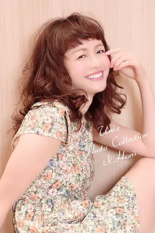 ミディアム カラー ヘアアレンジ UNIX Mark Is みなとみらい店【ユニックス】所属・UNIX N.horiiのその他イメージ