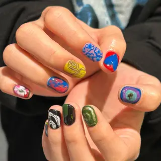 ネイル 個性派ネイル シノのネイルデザイン