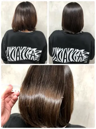 ショート 満足度⭕️縮毛矯正師 谷口にお任せを👍のヘアスタイル