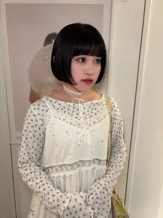 ショート riria/ボブ /ブラウンカラー🎀のヘアスタイル