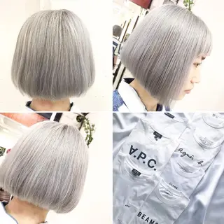 ショート カラー "PEPPU "所属・🌈推し色派手髪 ハイトーンShinのヘアスタイル