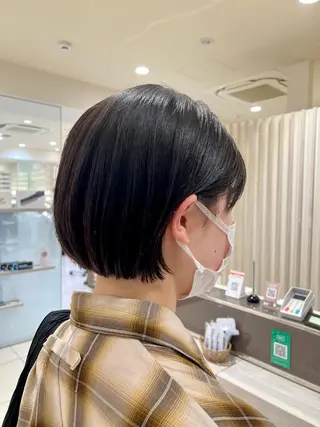 ショート ぷつっとボブ/ 似合わせ🥀原ちひろのヘアスタイル