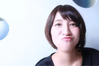 ショート ミディアム カラー パーマ 川間 将彦のヘアスタイル