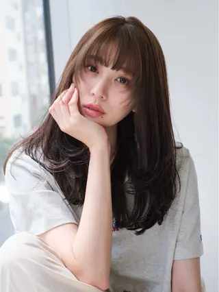 ロング 鈴木 達也のヘアスタイル