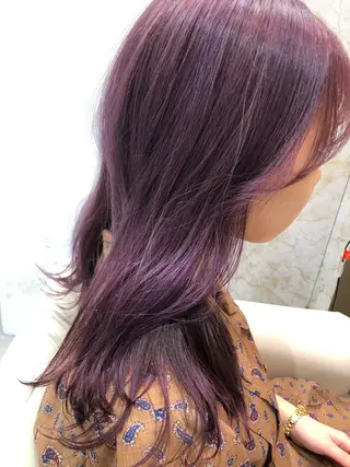 ロング カラー 店長/mao/ 前髪/顔周りカットのヘアスタイル