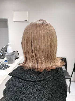 ミディアム カラー 髪質改善/レイヤー 兼折楓馬のヘアスタイル