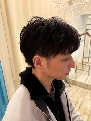 ショート カラー メンズ 透明感/韓国風 HIRARIのマツエク・マツパデザイン