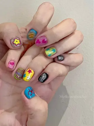 ネイル 長さだし専門店 M2　rikaのネイルデザイン