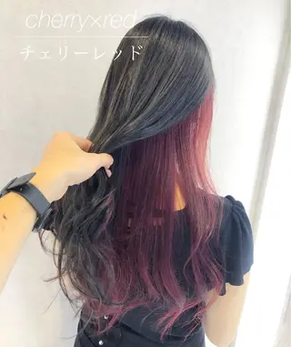 ミディアム カラー シールエクステ/渋谷 ／ギャル/LIALAのヘアスタイル